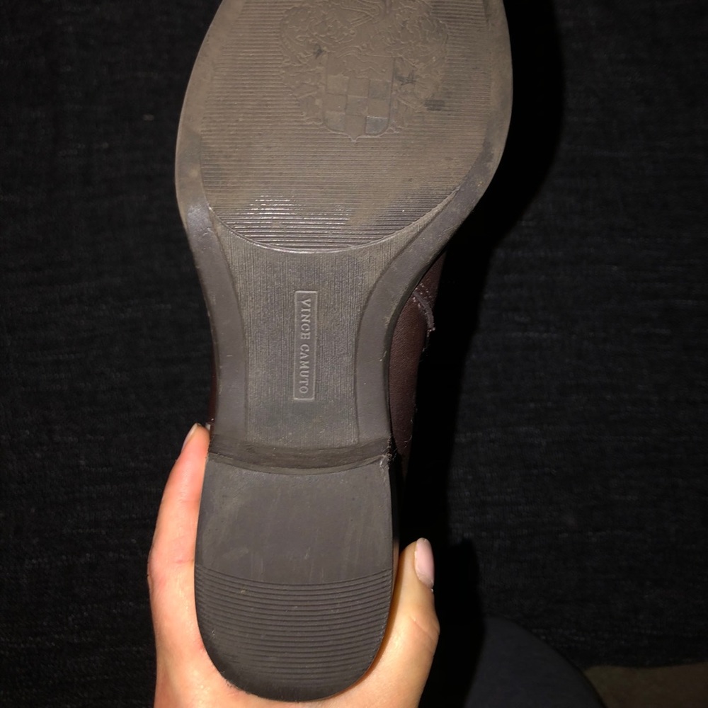 VINCE CAMUTO Brooklee Boot LEATHER BROWN 7.5 - Picture 6 of 8